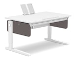 Письменный стол Champion Comfort/серо-коричневые боковины