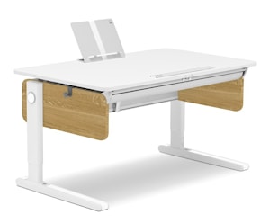 Письменный стол Champion Comfort/боковины из натурального дерева (дуб)