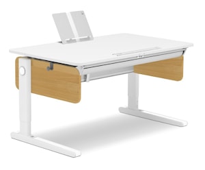 Письменный стол Champion Comfort/боковины из натурального дерева (бук)